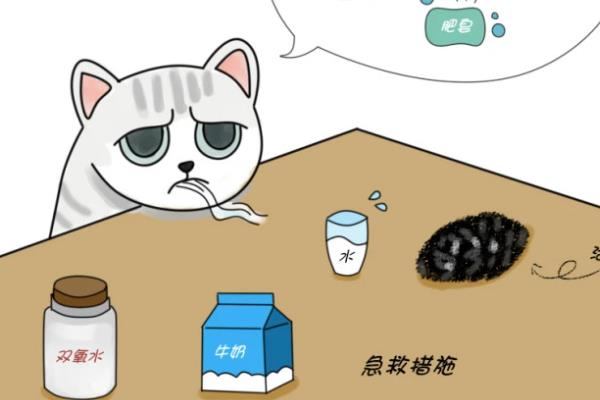 猫咪食物中毒如何急救，要给它采取催吐措施